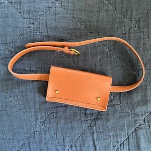 Madewell Tan Leather Belt Bag